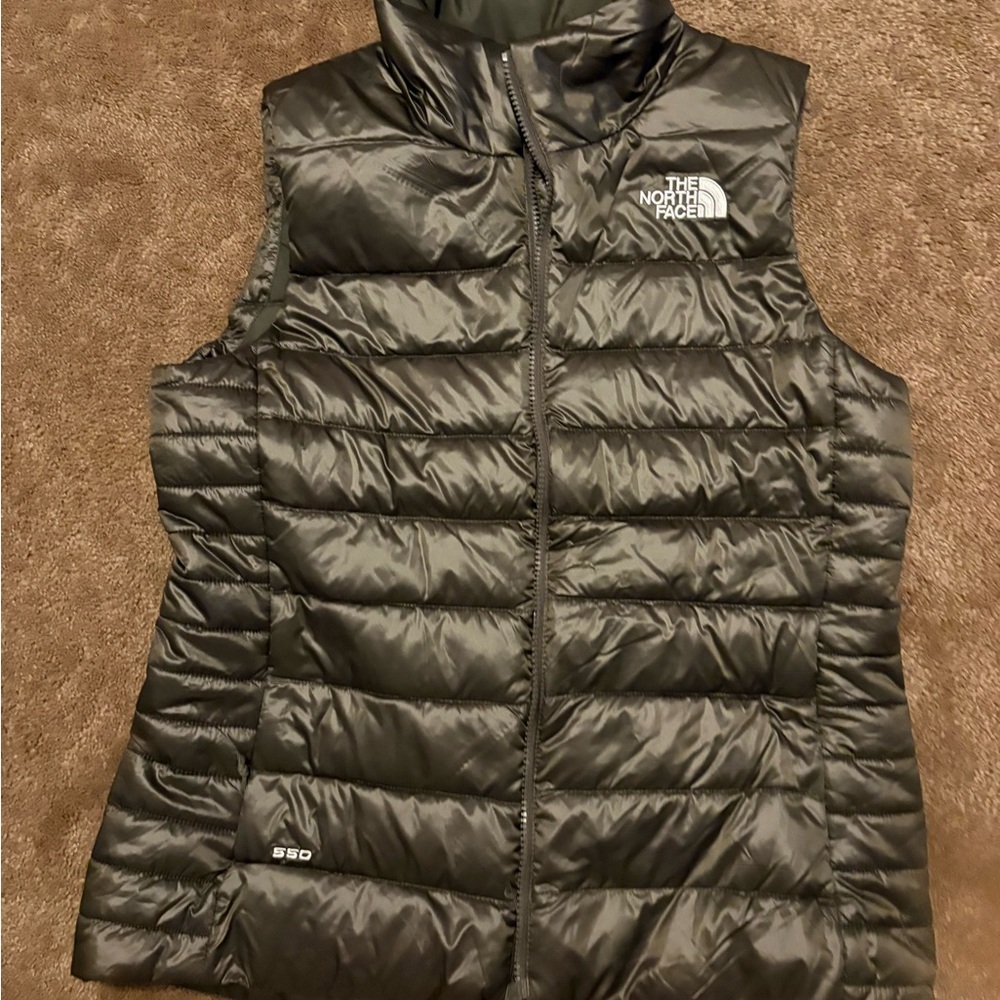 The North Face Women's Dark Green Quilted Vest